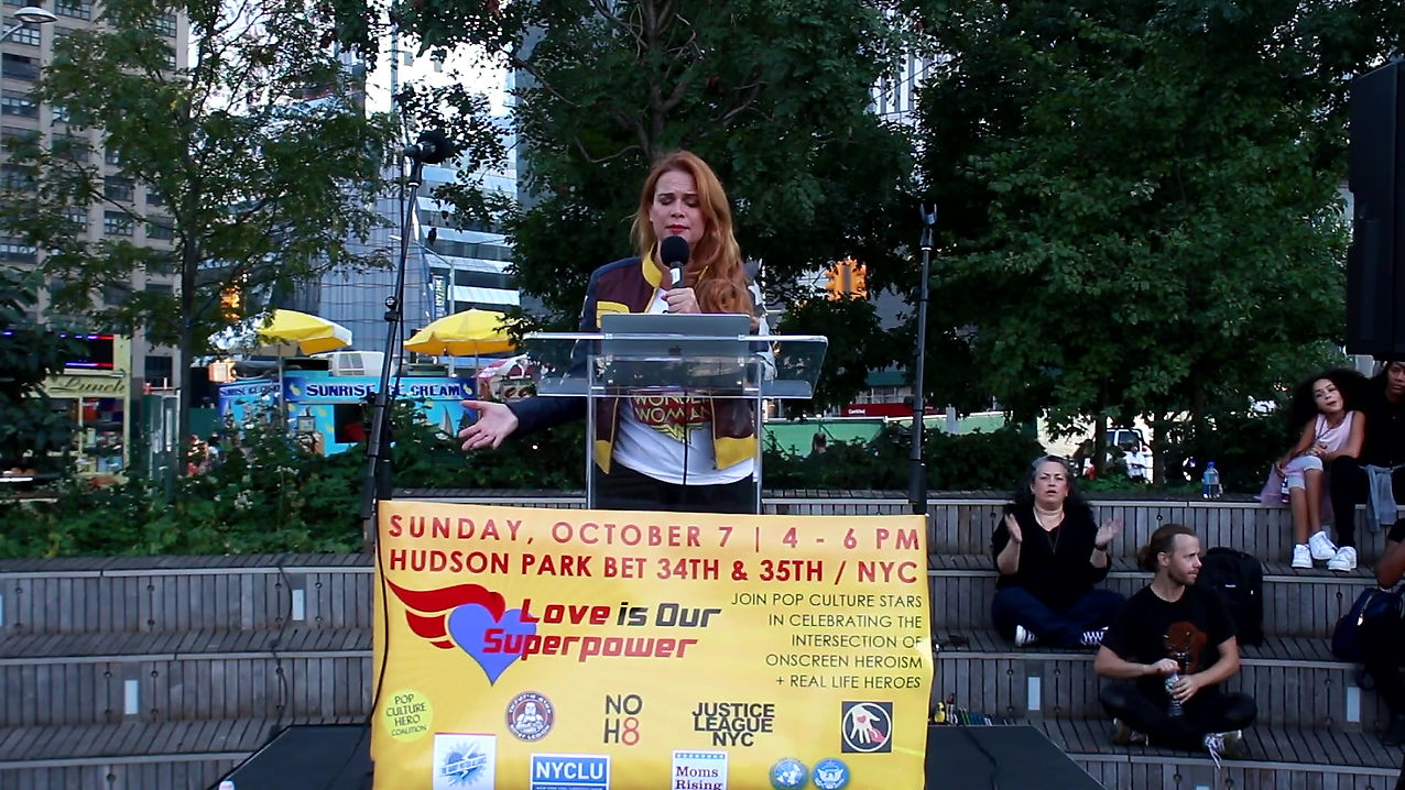 Chase Masterson - Love is Our Superpower Rally